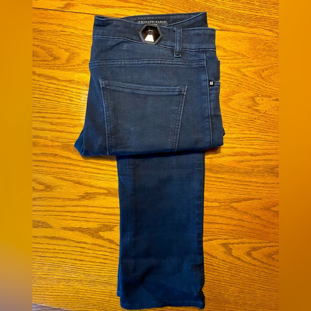 Philipp Plien flannel lined denim jean